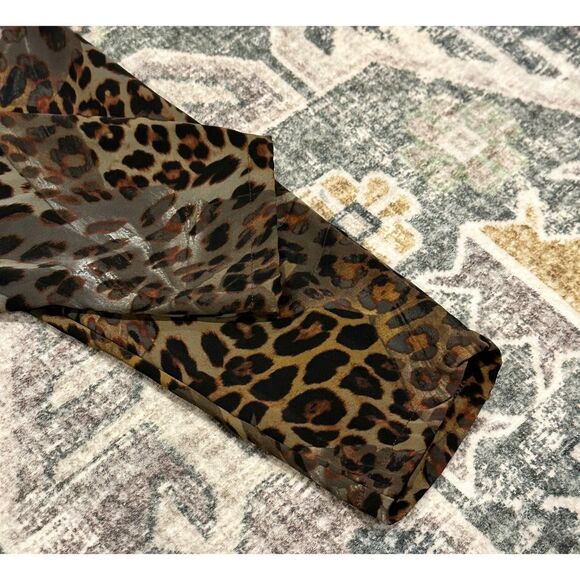 GUESS Leopard Print Jogger Pants - Picture 3 of 10